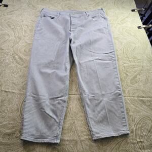 Old Navy  Women's Plus Size 24 5 button Striped Denim Jeans straight leg